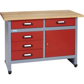 Küpper 12042 Červený pracovný stôl (š x v x h) 1200 x 840 x 600 mm; 12042