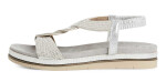 Tamaris 1-28200-44-948 Dámske sandále strieborné 37