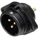 Weipu SP2113 / P 3 guľatý faston, 1 ks; SP2113 / P 3