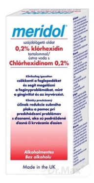 MERIDOL Ústna voda s chlorhexidinom 0,2% bez alkoholu 300 ml
