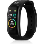 Niceboy X-fit Plus čierna / Fitness náramok / OLED / Bluetooth / IP67 / Senzor srdcového tepu / Android 4.5 amp; iOS 8.2 (xfit-plus)