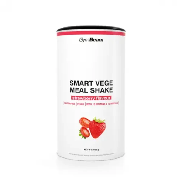 SMART Vege Meal Shake - GymBeam (vanilka, 500 g) (55636-1-500g-vanilla)