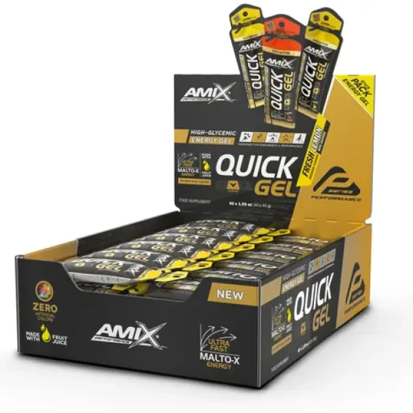 Amix Performance Quick Gel 40 x 45 g Lemon (15901)