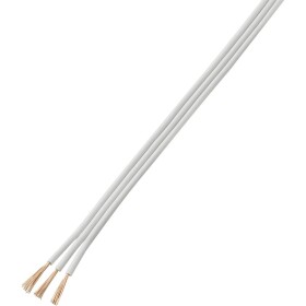 TRU COMPONENTS 1566989 opletenie / lanko 3 x 0.75 mm² biela 20 m; 1566989
