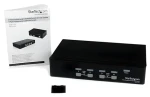 StarTech 4portový KVM prepínač VGA a USB čierna / KVM prepínač / 1U rack / max. 1920x1440 (SV431USB)