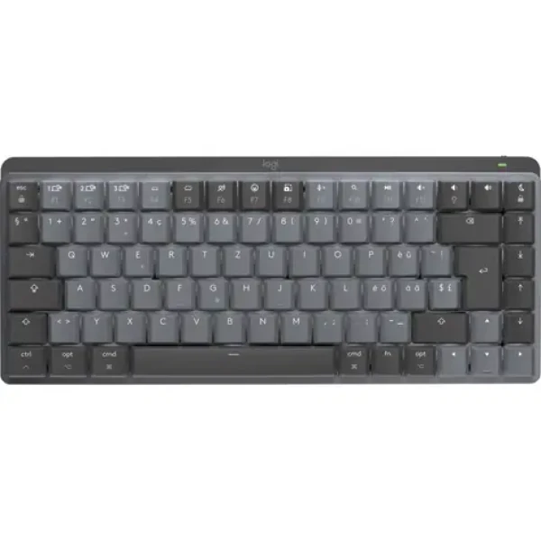 Logitech MX Mechanical Mini grafitová - DE / Kancelárska klávesnica / mechanická / Tactile Quiet / BT / DE layou (920-010771)
