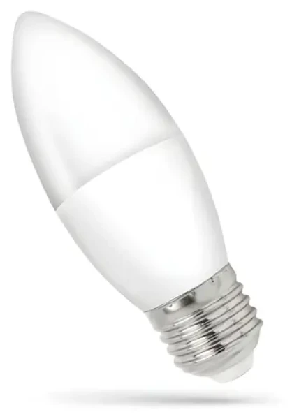 Spectrum LED žiarovka sviečka E27 8W / Žiarovka / E27 / 230V / teplá biela (WOJ+14223_8W)