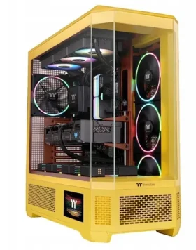 Thermaltake View 600 TG Butter Caramel žltá / PC skriňa / Big Tower / E-ATX / Tempered Glass (CA-11H-00FMWN-00)