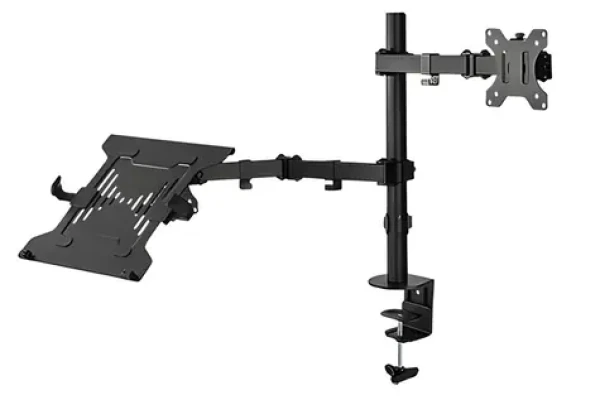 Goobay / Držák LCD a notebooku na stůl / nosnost 8 + 4,5 kg (70815)