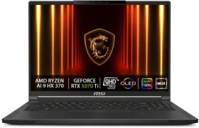 MSI Stealth A16 AI+ A3XWHG-031CZ čierna / 16" QHD+ / AMD RYZEN AI 9 HX 370 / 32GB / 2TB SSD / RTX 5070Ti 12GB / W11H (9S7-15FL35-031)