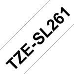 Brother TZe-SL261 / Kazeta s páskou / Samolaminovací / biely podklad / čierna tlač / 36 mm / 8 m (TZE-SL261)
