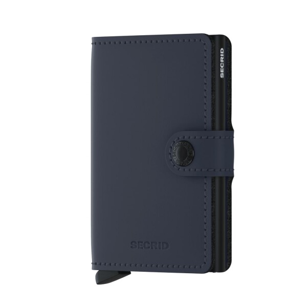 Kožená mini peňaženka Secrid Miniwallet Matte Night Blue