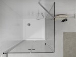 MEXEN/S - Sprchovací kút zalamovací Lima 90x90, sklo číre, chróm + vanička 856-090-090-00-00-4010
