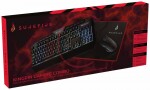 Surefire KingPin Gaming Combo Set (Keyboard QWERTY Italian, 7-Button RGB Mouse & Mouse Pad)