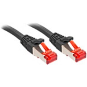 LINDY 47777 RJ45 sieťové káble, prepojovacie káble CAT 6 S/FTP 1.00 m čierna 1 ks; 47777
