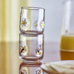 Bloomingville Pohár Buzz Clear Glass 300 ml – sada 2 ks