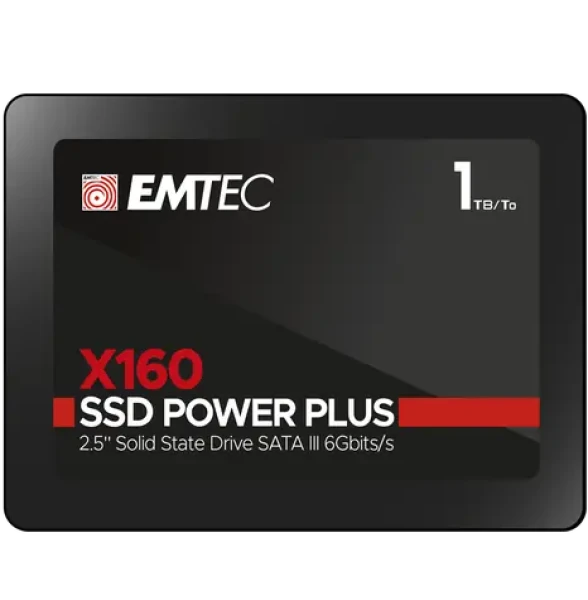 EMTEC X160 SSD Power PLUS 1TB / SSD / SATA3 2,5" / čítanie: 520MBs / zápis: 500MBs (ECSSD1TNX160)
