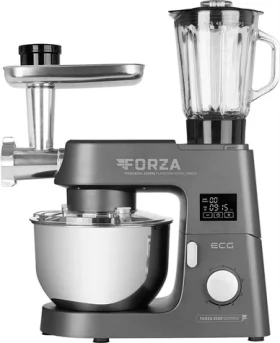 ECG FORZA 5500 Giorno Scuro šedá / kuchynský robot / 1500 W / nerez misa 6.5 L / 6 rýchlostí (100001760496)