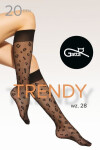 Gatta Trendy ponožky wz.28 20 den daino-nero Univerzální
