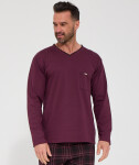 Pyžamo Cornette 122/334 Russell, s krátkym rukávom, veľkosti S–2XL kaštanové S
