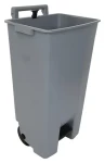 Denox Nádoba k odpadkovému košu 23400 sivá / Nádoba na triedený odpad / 120 l / Plast / Kolieska