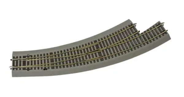 Roco 42574 Line - Výhybka BWL5/6 oblúková ľavá s podložím
