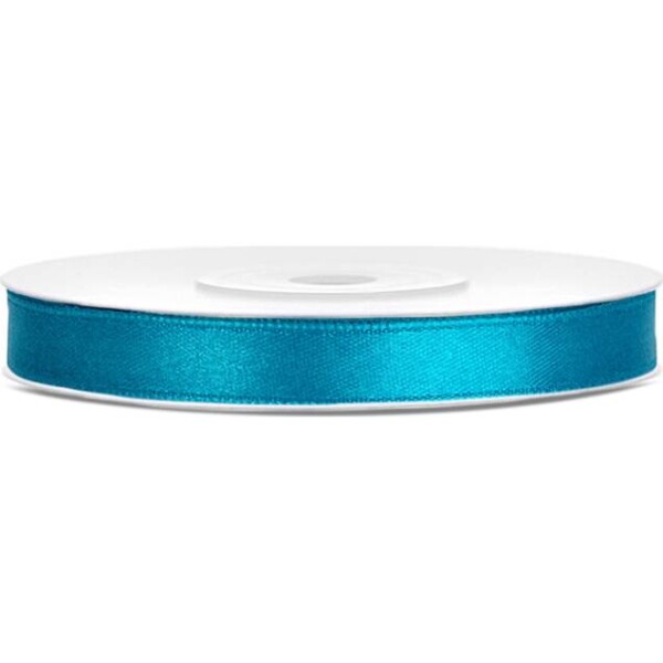 Tyrkysová stuha 6 mm x 25 m - PartyDeco - PartyDeco