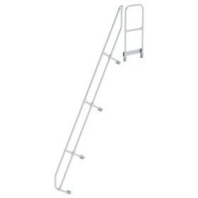 MUNK Günzburger Steigtechnik 600593 Munk Druhé madlo na schody s plošinou 60° 13 schodov 1 ks; 600593