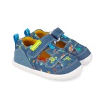 Chlapčenské barefoot sandále LONA ESTAMPADA INDIGO Biomecanics 262197-A631 - 24