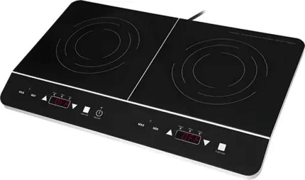 Lafe DuoChef / Indukčná varná doska / 2 platničky / 3500 W / Sklenená doska (LAFKUC46380)
