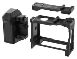 Sunnylife 2v1 rámček a držiak pre DJI OSMO Action 6 / Ochranný rámček / cold shoe úchyt / 57 g (OA6-BK144)