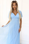 Dámske šaty 562-5 NASTIA - Numoco basic světle modrá Univerzální