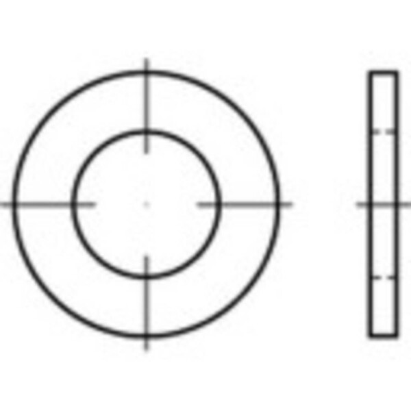 Podložka 11 mm 20 mm nerezová ocel A4 100 ks TOOLCRAFT 1068855; 1068855