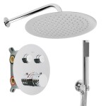 REA - Podomietková sprchová sada Lungo Diamond Chróm + BOX REA-P6967