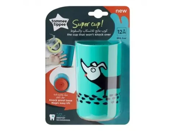 Tommee Tippee Hrnček stabilný Super Cup 300ml / od 12 mesiacov (447308TT)