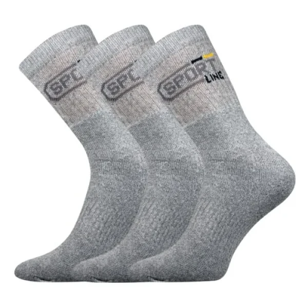 BOMA Ponožky Spot 3pack svetlo šedé 1 balenie 35-38 111897