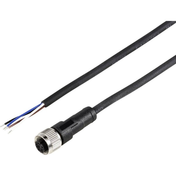 TRU COMPONENTS pripojovací kábel pre senzory - aktory, TC-12833120, piny: 4, 5 m, 1 ks; TC-12833120