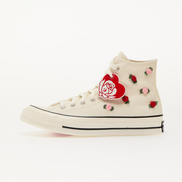 Tenisky Converse Chuck 70 Valentine's Day Hi Egret/ Red EUR 38