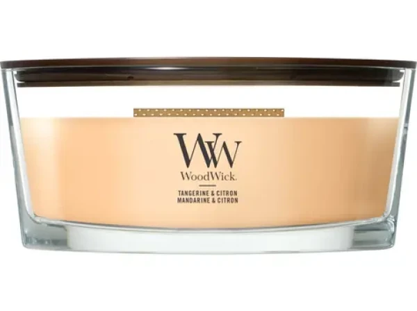 Woodwick Tangerine Citrón sviečka loď (5038581179353)