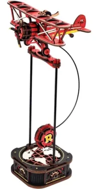 Robotime 3D mechanická skladačka Dvojplošník s kyvadlom