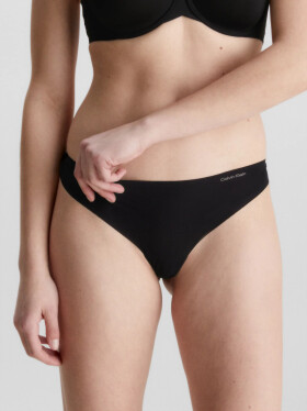 Dámske tangá D3428E-001 Black Calvin Klein černá