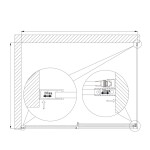 H K - Sprchovací kút DIAMOND 110 x80 cm L / P variant SE- DIAMOND11080