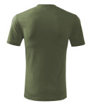 Klasické nové tričko pánske khaki M