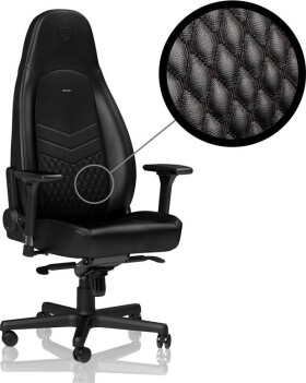 Noblechairs Icon Echtleder Čierny