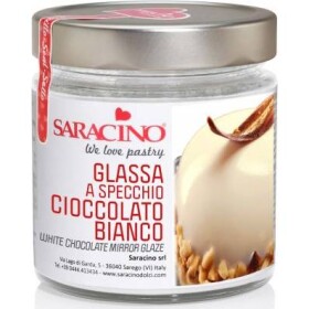 Zrkadlová poleva biela čokoláda 350 g - Saracino - Saracino