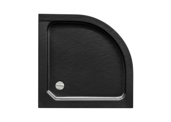 BESCO - ALEX STONE EFFECT štvrťkruhová sprchová vanička - Rozmer A - 91 cm, Rozmer B - 91 cm, Rozmer C - 16 cm OLBVANACALE90S