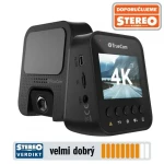TrueCam H25 GPS 4K GPS (s hlásením radarov) čierna / Kamera do auta / 3840×2160 / 2.31 LCD / detekcia radarov / GPS modul (TRCH25)