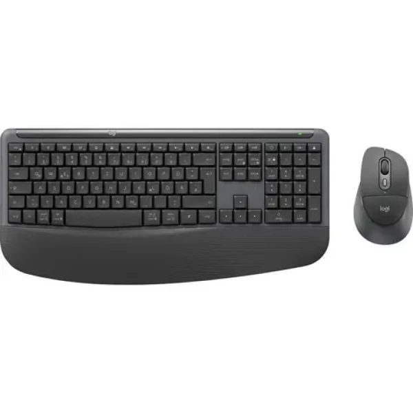 Logitech MK880 Signature Comfort PLUS DE Graphite / Bezdrôtová sada klávesnice a myši / DE verzia (920-014024)