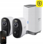 Baseus Sada 2 kamer vonkajších Baseus N1 2K (biele)