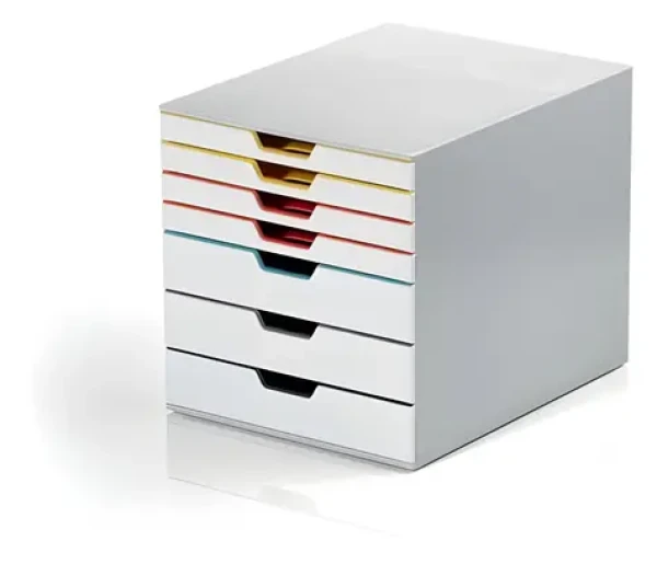 Durable Varicolor Mix / Zásuvkový box / 7 zásuviek / A4-C4 / 280x292x356 mm (762727)